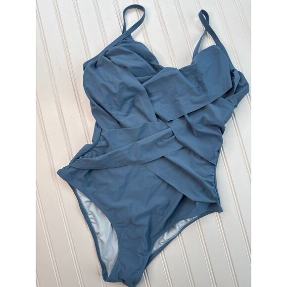 NWT BUNDLE Cupshe V-Neck Adjustable Tummy Control One-Piece Swim Beach Size L - Picture 5 of 7